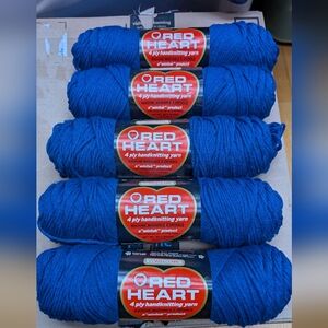 Red Heart Blue Yarn - Premium Knitting Essential